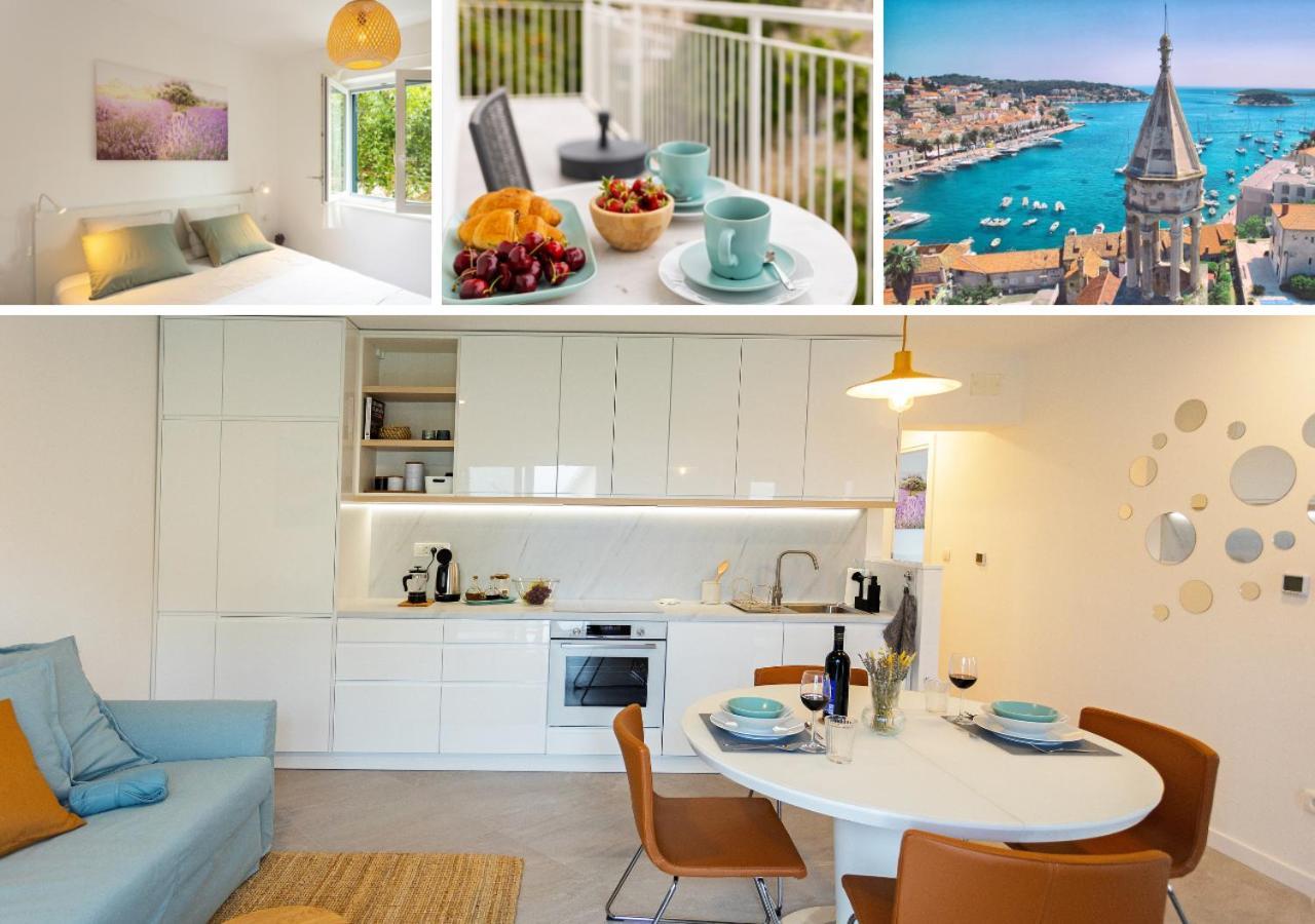Jesliving Hvar - 2 Bedroom Elegant Apartment With Sea View In Historic Center Of Đảo Hvar Ngoại thất bức ảnh